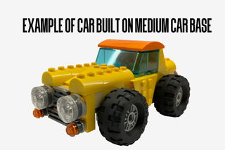 Medium Car Base Building Kit ABC Building Kit United Brick Co®   