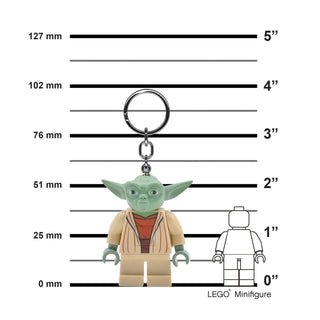 LEGO® Yoda Keychain LED Light 3” Keychain LEGO®   