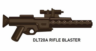 Custom Star Wars DLT-20A Blaster For LEGO Minifigures. Custom, Accessory BigKidBrix Black  