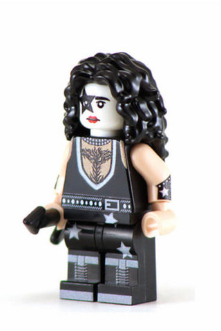 Paul Stanley Kiss Custom Printed Minifigure Custom minifigure BigKidBrix   