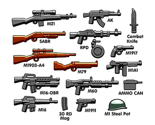 Brickarms Vietnam Weapons Pack Accessories Brickarms   