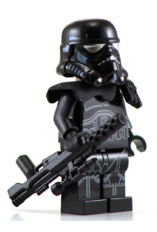 Shadow Stormtrooper Custom Printed Minifigure Custom minifigure BigKidBrix   