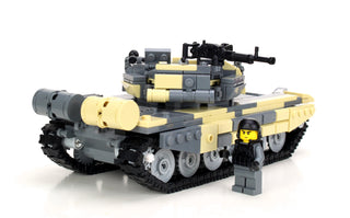 T-72 Russian Battle Tank Building Kit Battle Brick   