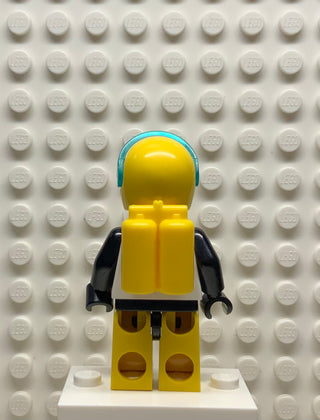 Futuron - Black/Yellow with Yellow Helmet, sp057 Minifigure LEGO®   