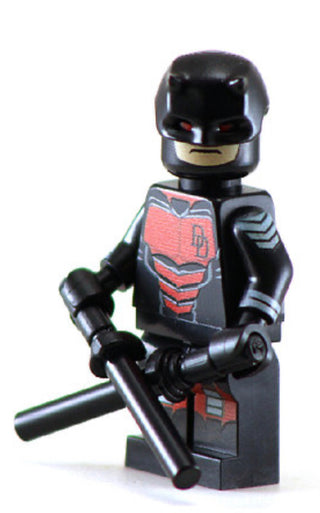 Daredevil Armored Custom Printed Minifigure Custom minifigure BigKidBrix   