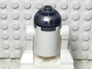 Astromech Droid, R2-D2, Flat Silver Head, Dark Pink Dots and Large Receptor, sw1085 Minifigure LEGO®   