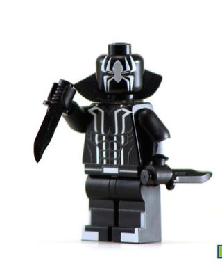 BLACK TARANT Custom Printed Minifigure Custom minifigure BigKidBrix   