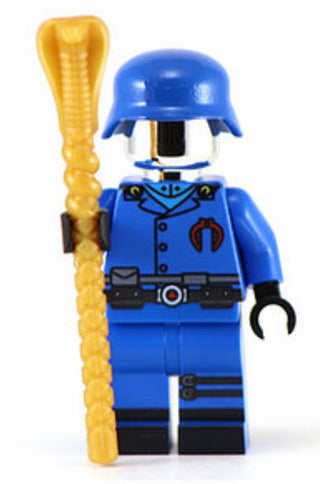 Cobra Commander GI Joe Custom Printed Custom minifigure BigKidBrix   