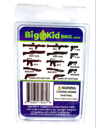 Modern Weapons Black Pack Custom, Accessory BigKidBrix   