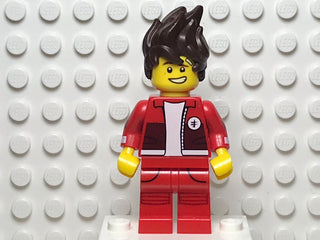 Kai - The LEGO Ninjago Movie, Hair, Red Legs and Jacket, Bandage on Forehead, njo327 Minifigure LEGO®   