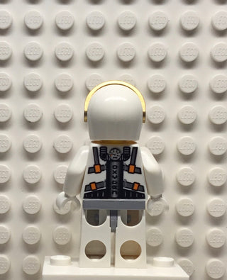 Mars Mission Astronaut with Helmet, Smirk and Stubble Beard, mm015 Minifigure LEGO®   