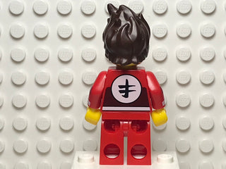 Kai - The LEGO Ninjago Movie, Hair, Red Legs and Jacket, Bandage on Forehead, njo327 Minifigure LEGO®   