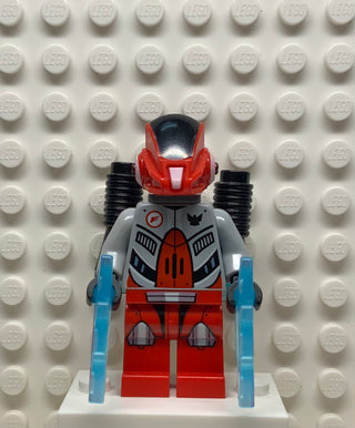 Red Robot Sidekick with Jetpack, gs006 Minifigure LEGO®   