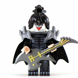 Gene Simmons Kiss Custom Printed Minifigure Custom minifigure BigKidBrix   