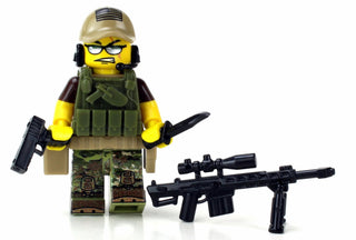 Army Sniper Custom Minifigure Custom minifigure Battle Brick   