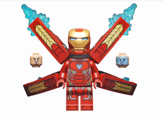 Iron Man Mark 50, sh0496, Sh0497as Minifigure LEGO® Iron Man with Wings, sh497as  