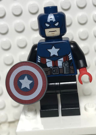 Toy Fair 2012 Captain America Lego Minifigure, sh028 Minifigure LEGO®   