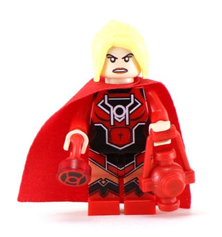 SUPERGIRL RED LANTERN Custom Printed & Inspired Lego DC Minifigure Custom minifigure BigKidBrix   