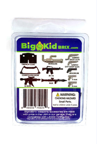 Punisher Weapons Pack Custom, Accessory BigKidBrix   