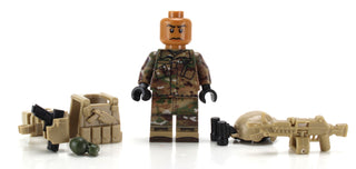 US Army Gunner OCP Custom Minifigure Custom minifigure Battle Brick   