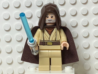 Obi-Wan Kenobi (Old, Standard Cape, Hood Basic), sw1046 Minifigure LEGO®   