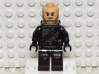 Din Djarin - Silver Beskar Armor, sw1212 (with Printed Face, Jetpack) Minifigure LEGO®   