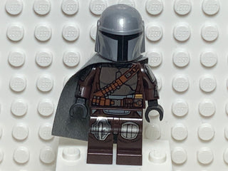 Din Djarin - Silver Beskar Armor, sw1135 (with Cape) Minifigure LEGO®   