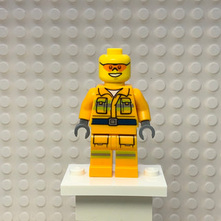 Fire - Bright Light Orange Suit, Life Jacket, cty0974 Minifigure LEGO®   