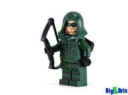 EMRALD ARROW Custom Printed & Inspired Lego DC Minifigure Custom minifigure BigKidBrix   