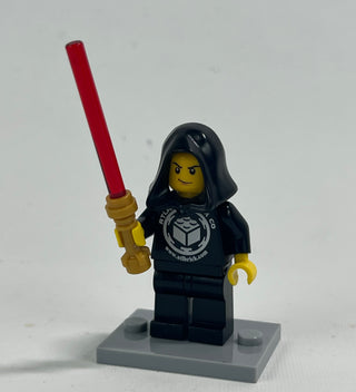 Darth Garth the Cringe, Custom ABC Exclusive Minifigure Custom minifigure United Brick Co® Darth Garth with Stand  