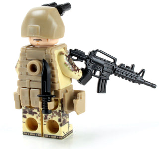 Marine Corps Infantry Desert MARPAT Custom Minifigure Custom minifigure Battle Brick   