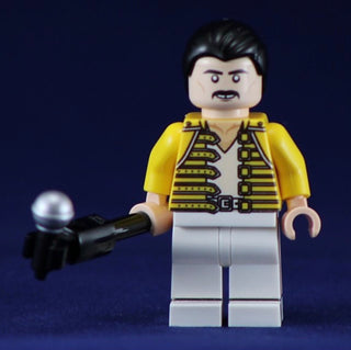 FREDDY MERCURY Queen Custom Printed on Lego Minifigure Custom minifigure BigKidBrix   