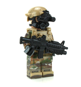 Army OCP Chemical Warfare Custom Minifigure, BB3 Custom minifigure Battle Brick   