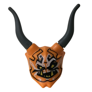 LEGO® Ninjago Oni Masks Part LEGO® Orange (Mask of Deception)  