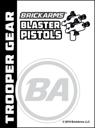 Brickarms Trooper Gear Blaster Pistols (x2) Custom Weapon Accessories Brickarms   