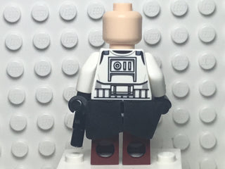 Clone ARC Trooper Hammer, Rancor Battalion (Phase 1) - Dark Red Pauldron, Black Kama, Large Eyes, sw0377 Minifigure LEGO®   