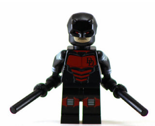 Daredevil Armored Custom Printed Minifigure Custom minifigure BigKidBrix   