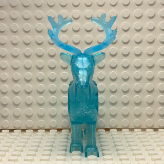 Deer/Stag with Trans-Light Blue Antlers, 51493c01 LEGO® Animals LEGO®   