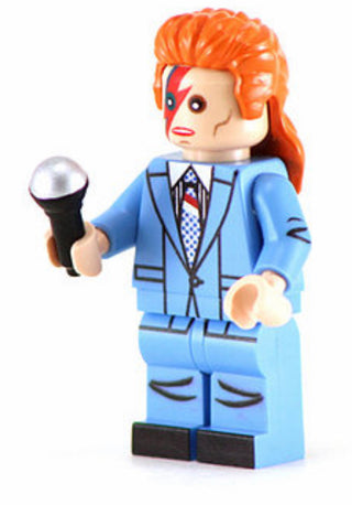 David Bowie The Musician Custom Printed Custom minifigure BigKidBrix   