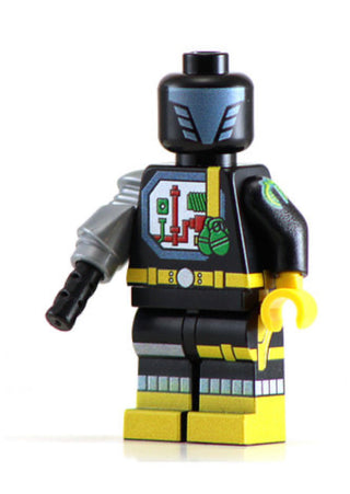 B.A.T (Battle Android Trooper) GI Joe Custom Printed Minifigure Custom minifigure BigKidBrix   