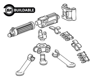 BRICKARMS Vickers MG Custom Weapon Brickarms   