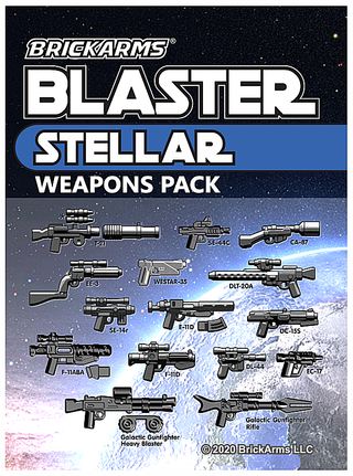 Brickarms Stellar Blaster Custom Weapons Pack Accessories Brickarms   