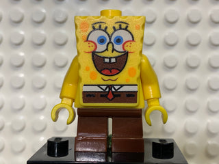 SpongeBob - Large Grin and Black Eyebrows, bob028 Minifigure LEGO®   