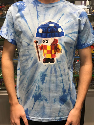 Shroomkin Blue Tie Dye T-shirt T-Shirt United Brick Co®   