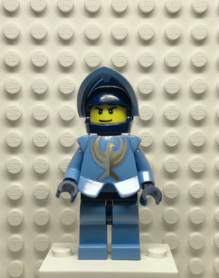 Knights Kingdom II, Jayko with Gold Pattern Armor, Dark Blue Hips and Helmet, cas268 Minifigure LEGO® Minifigure Only, no sword or shield  