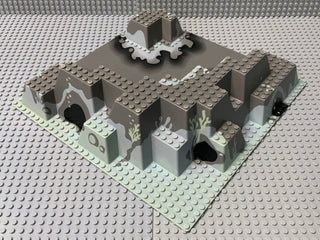 32x32 Raised Baseplate Canyon w/ Gray Underwater Pattern 6024px3 LEGO® Part LEGO®   