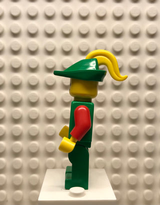 Forestman, Red, Green Hat, Yellow Plume, cas138 Minifigure LEGO®   