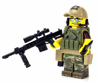 Army Sniper Custom Minifigure Custom minifigure Battle Brick   