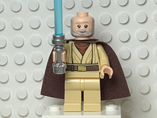 Obi-Wan Kenobi (Old, Standard Cape, Hood Basic), sw1046 Minifigure LEGO®   