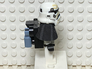 Sandtrooper (Enlisted) - Dual Molded Helmet, Black Pauldron, Dirt Stains, Survival Backpack, Frown, sw1131 Minifigure LEGO®   